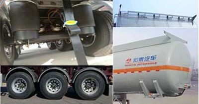 Zhengkang Hongtai brand automobiles HHT9408GFWA Tank transport semi-trailer for corrosive substances