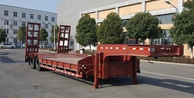 Hanqi  HYR9350TDP Low flatbed semi-trailer