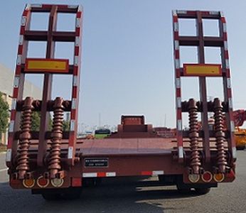 Hanqi  HYR9350TDP Low flatbed semi-trailer