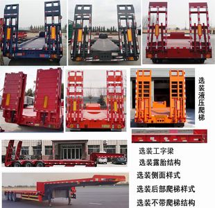 Humble Tuo  JSH9401TDP Low flatbed semi-trailer