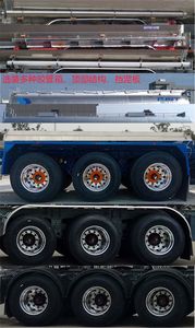 Ruijiang  WL9407GYYE Aluminum alloy oil transport semi-trailer