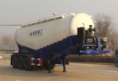 Tonghua  WTY9401GFL38 Medium density powder material transportation semi-trailer