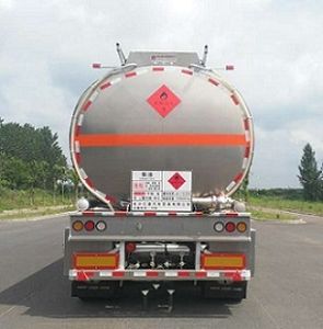 Yongqiang  YQ9408GYYCT2 Aluminum alloy oil transport semi-trailer