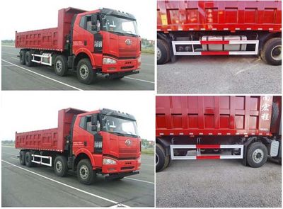 Jiefang Automobile CA3310P66K24L6T4AE5 Flat head diesel dump truck