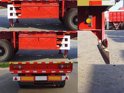 Chuanteng  HBS9390TP Flat semi-trailer