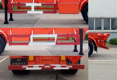 Huanghai  DD9400TWY Transport semi-trailer of dangerous goods tank frame