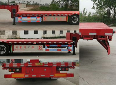 Yixinglong  LXM9400TDP Low flatbed semi-trailer