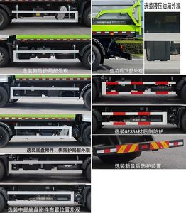 Zhonglian Automobile ZBH5180ZDJDFE6 Compressed docking garbage truck