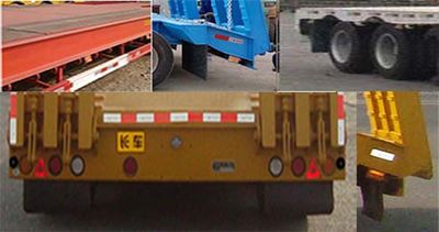 Tonghua  THT9350TDPYK01 Low flatbed semi-trailer