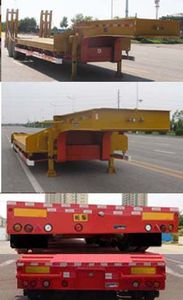 Tonghua  THT9350TDPYK01 Low flatbed semi-trailer