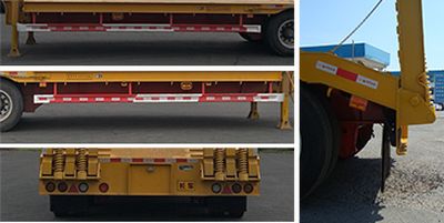 Tonghua  THT9350TDPYK01 Low flatbed semi-trailer