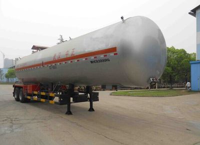 46  WHC9300GRQ Flammable gas tank transport semi-trailer