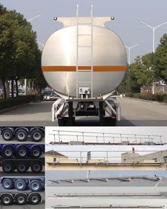 Hengxin Zhiyuan brand automobiles CHX9403GYY Aluminum alloy oil transport semi-trailer