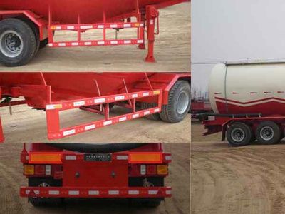 Juntong  JF9340GFL Low density powder material transportation semi-trailer