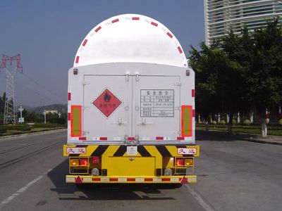 Jiuyuan  KP9405GDY Low temperature liquid transport semi-trailer