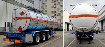 Mingxin  NMX9400GRY39 Flammable liquid tank transport semi-trailer