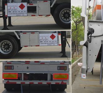 Yongqiang  YQ9340GYYF2 Aluminum alloy oil transport semi-trailer