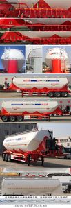 Tongyada  CTY9400GFLLG48 Low density powder material transportation semi-trailer