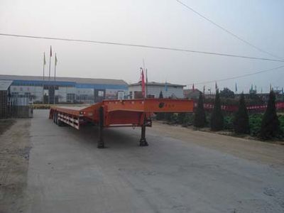 Junwang  WJM9281TDP Low flatbed semi-trailer