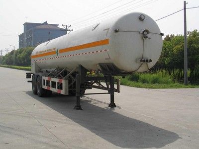 Han Zhong Shen Leng  ZHJ9341GDY Low temperature liquid transport semi-trailer