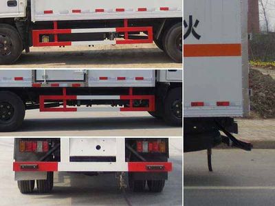 Jiangte brand automobiles JDF5041XRQJ5 Flammable gas box transport vehicle