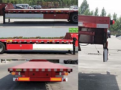 Yuchang  YCH9404TDP Low flatbed semi-trailer