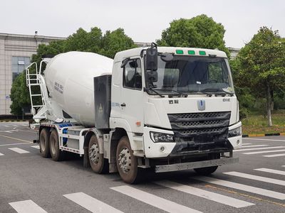 Remote license plate carHN5315GJBN22C5BEVYPure electric concrete mixing and transportation vehicle