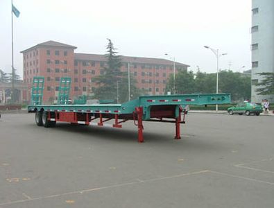 Zhengyuan brand automobile LHG9280TDP Low flatbed semi-trailer