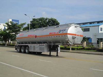 Yunli  LG9404GYY Aluminum alloy oil transport semi-trailer