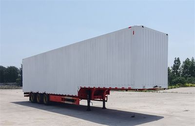 Hongshengda brand automobiles YCY9400XXYE Box transport semi-trailer