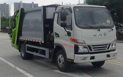 Huatong brand automobiles HCQ5071ZYSHFC6 Compressed garbage truck