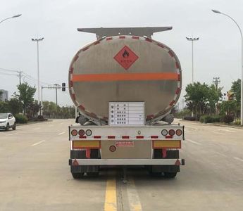 Zhuanwei  HTW9400GYYLC Aluminum alloy oil transport semi-trailer