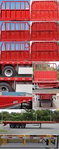 CIMC ZJV9406TPSZ Flat semi-trailer