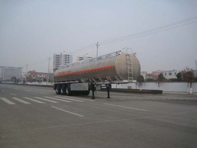 Longdi  SLA9402GRY Aluminum alloy flammable liquid tank transport semi-trailer