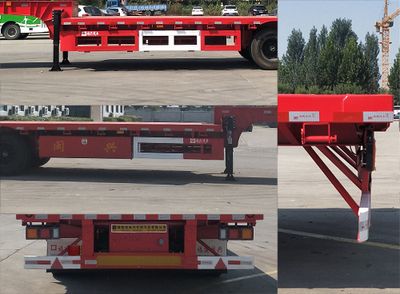 Minxing  FM9401TDP Low flatbed semi-trailer