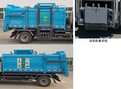 China National Automobile Corporation ZQZ5072ZZZDB6 Hydraulic Lifter Garbage truck 