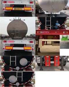 Changhua  HCH9408GPG Ordinary liquid transport semi-trailer