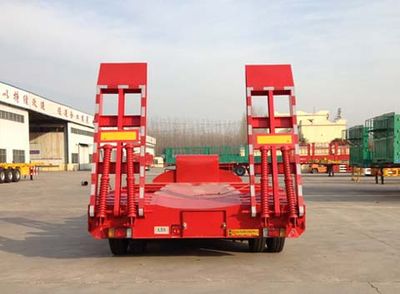 Huayue Xing brand automobiles FNZ9400TDP Low flatbed semi-trailer