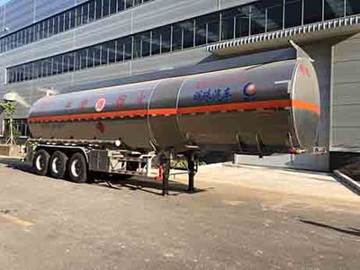 Hehai Mingzhu  MZC9409GRY Aluminum alloy flammable liquid tank transport semi-trailer