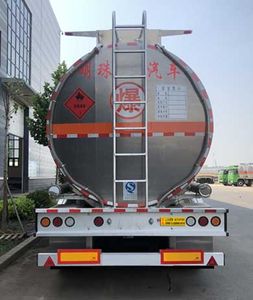 Hehai Mingzhu  MZC9409GRY Aluminum alloy flammable liquid tank transport semi-trailer