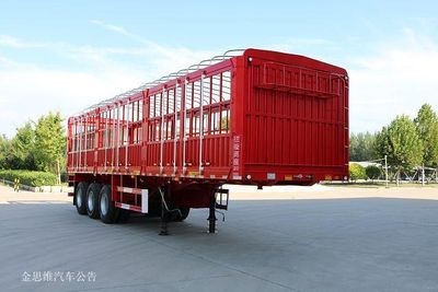 Longzhuan brand automobilesJLD9402CCYGantry transport semi-trailer