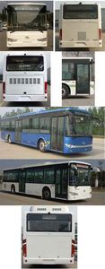 Jinlong  XMQ6106AGBEVL Pure electric city buses