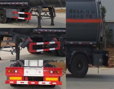 Dali  DLQ9403GRY Flammable liquid tank transport semi-trailer