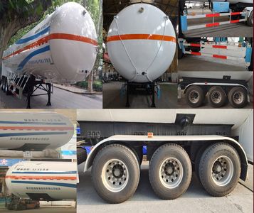 Baohuan  HDS9401GDY Low temperature liquid transport semi-trailer