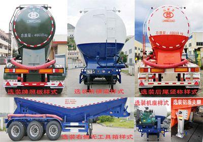 Shuangyalong  FYL9403GXH Lower ash semi-trailer