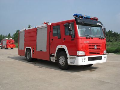 Hai Dun Automobile JDX5190GXFSG80S Water tank fire truck