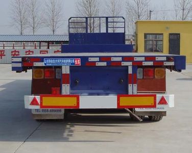 Yuchen  SCD9401TPB Flat transport semi-trailer