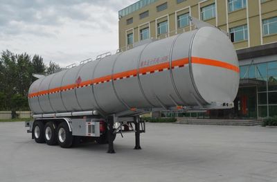 Jinxi WPH9400GRYLAluminum alloy flammable liquid tank transport semi-trailer