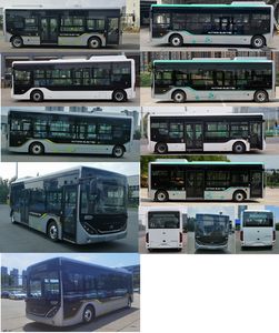 Yutong  ZK6856BEVG15E Pure electric low entry city buses