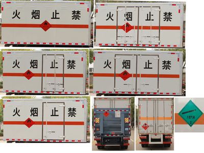 Dongfeng  EQ5095XRQ8CD2ACWXP Flammable gas box transport vehicle